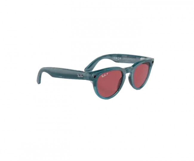 Смарт-очки Ray-Ban Meta Headliner Shiny Jeans Frame/Dusty Red Lenses (RW4009 66985Q 50-23)